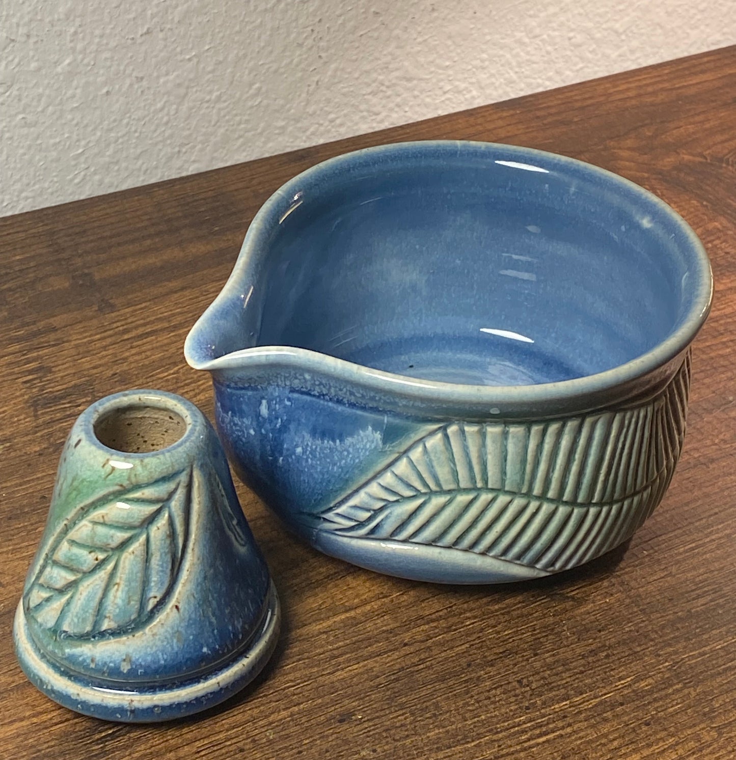 Ceramic Matcha Bowl & Whisk Holder - Fall Collection 10