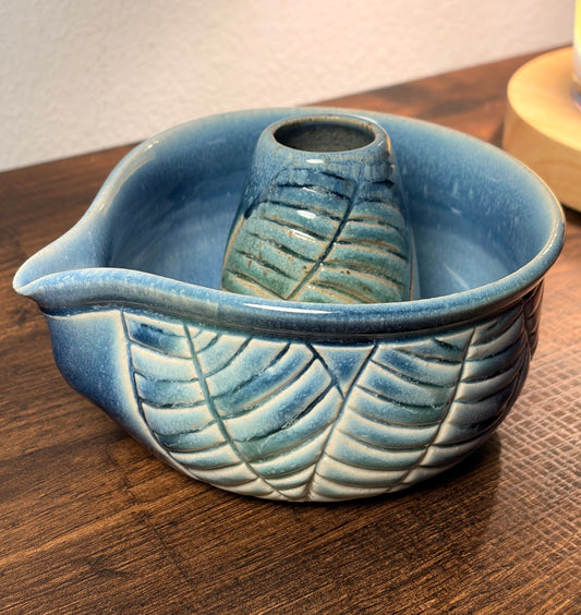 Ceramic Matcha Bowl & Whisk Holder - Fall Collection 10