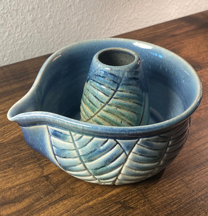 Ceramic Matcha Bowl & Whisk Holder - Fall Collection 11