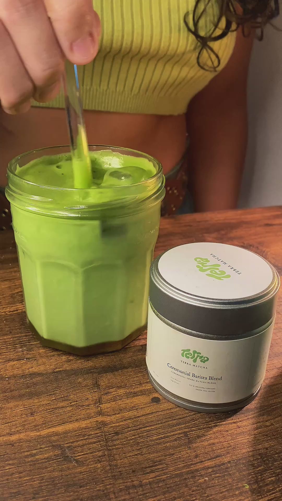 Load video: How to make matcha using the Terra golden ratio